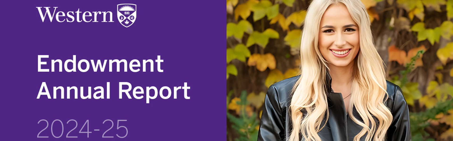 Endowment Annual Report Banner