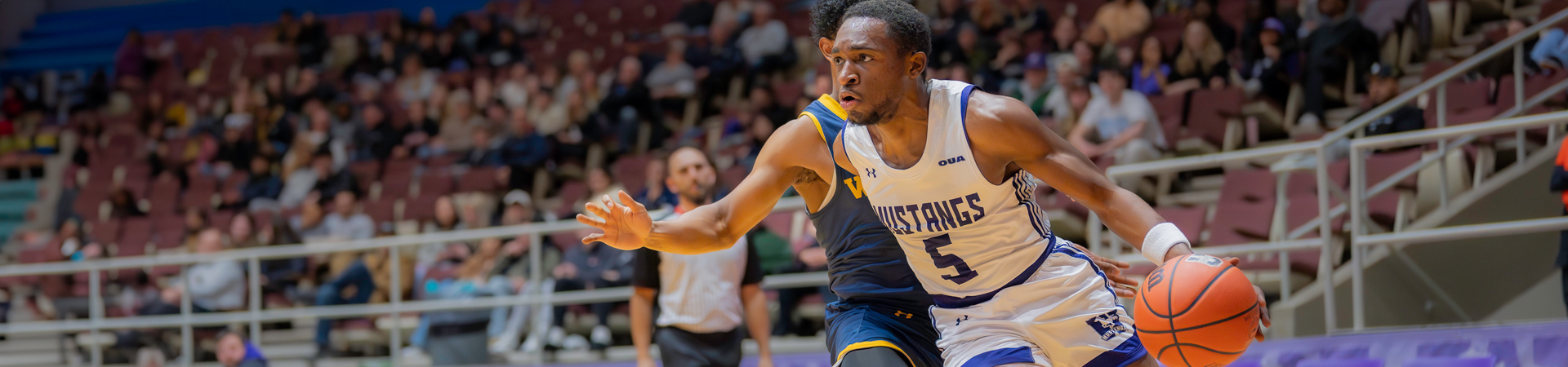 A Mustangs Basketball Player