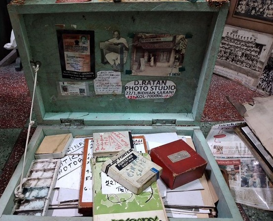 In search for treasure trunk Santasil and his friend found a trunk of photographs that reflected India's complicated history of colonial rule.