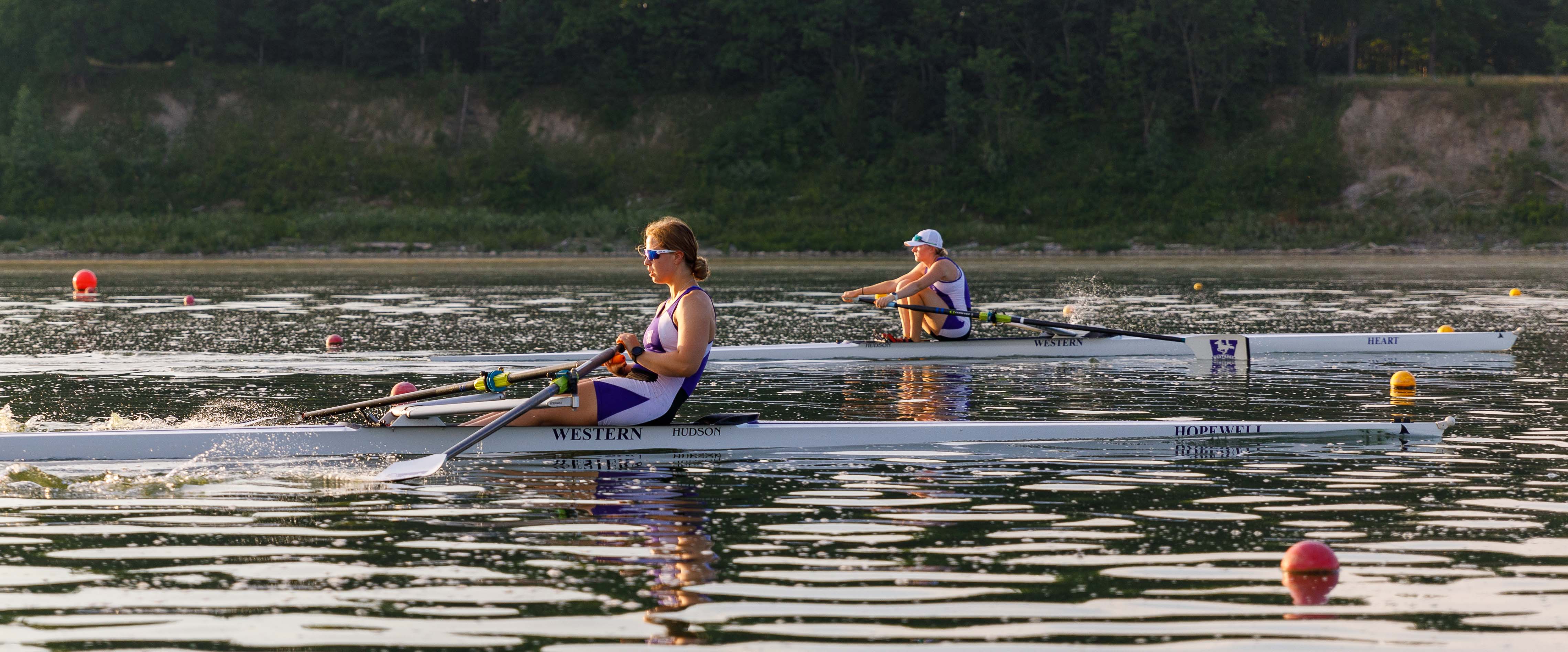 Members of Western’s current rowing team members of westerns current rowing team