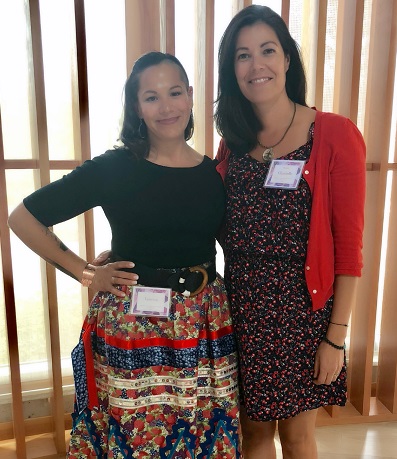 Vanessa with her supervisor and mentor, professor Chantelle Richmond